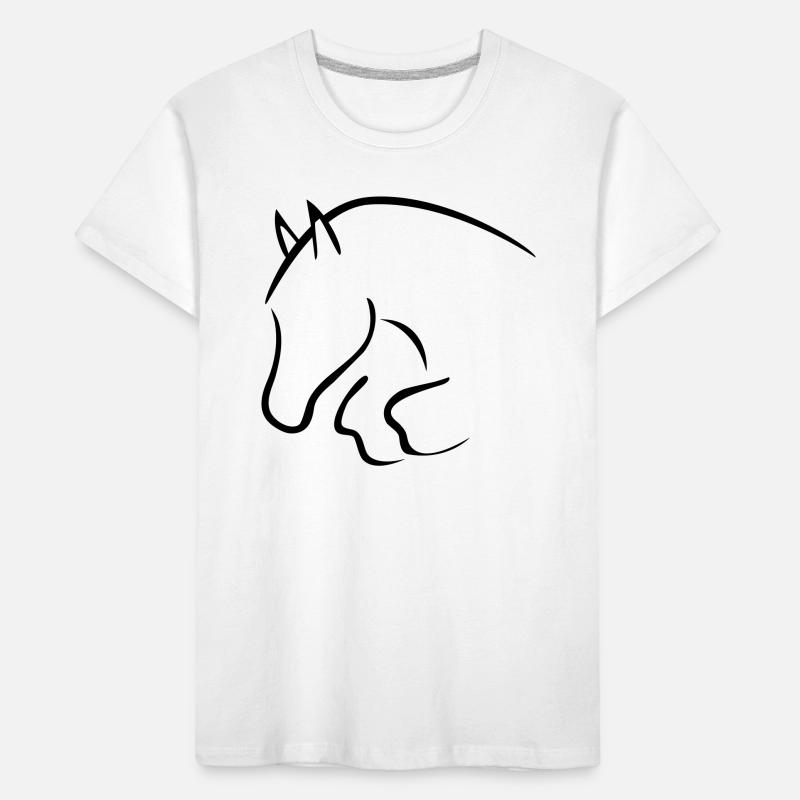 Springpferd Kinder Premium Bio T-Shirt