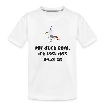 lustiger Spruch - Kinder Premium Bio T-Shirt - Weiß - Vorne