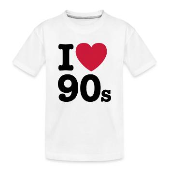 J'aime 90 - T-shirt bio Premium Enfant - blanc - Devant