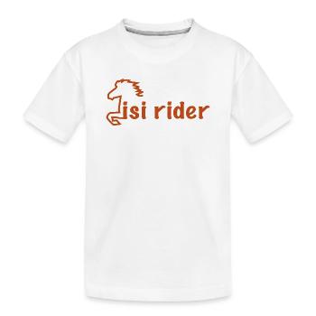 2541614 14950220 isi rider - T-shirt bio Premium Enfant - blanc - Devant