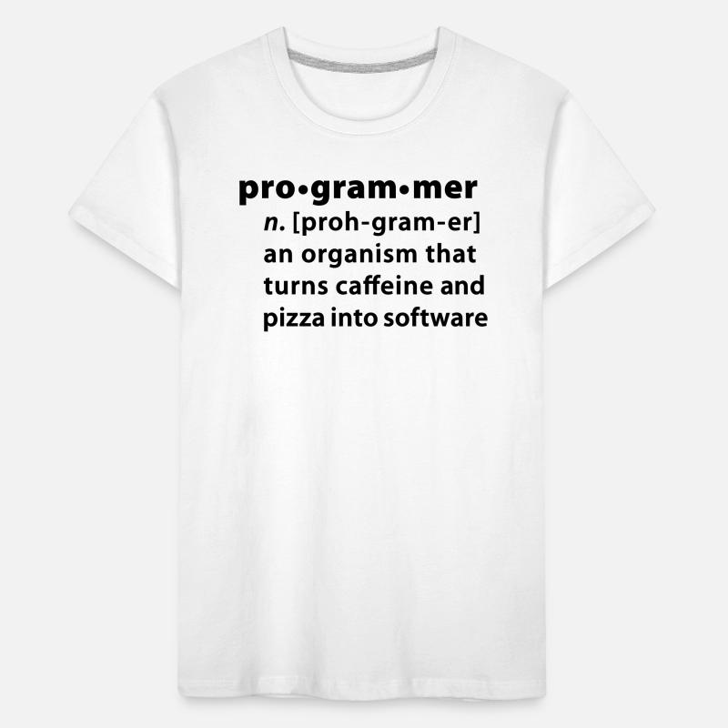 Programmer dictionary definition Kids' Premium Organic T-Shirt