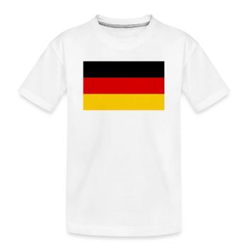Germany flag - Kids' Premium Organic T-Shirt - white - Front