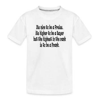 Son agréable d'être un Preiss ... - T-shirt bio Premium Enfant - blanc - Devant