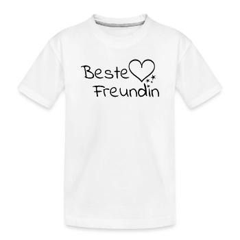 Meilleure amie - T-shirt bio Premium Enfant - blanc - Devant