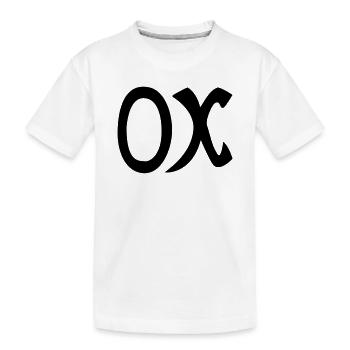araber - Kinder Premium Bio T-Shirt - Weiß - Vorne