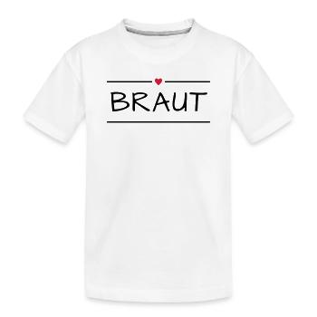 Fille de garçon - T-shirt bio Premium Enfant - blanc - Devant