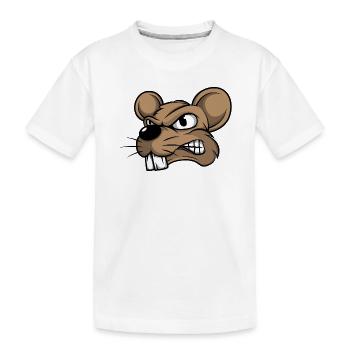 Souris souris mousi petites souris rat rongeur - T-shirt bio Premium Enfant - blanc - Devant