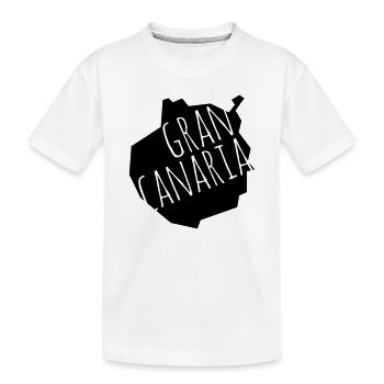 Gran Canaria - Kinder Premium Bio T-Shirt - Weiß - Vorne
