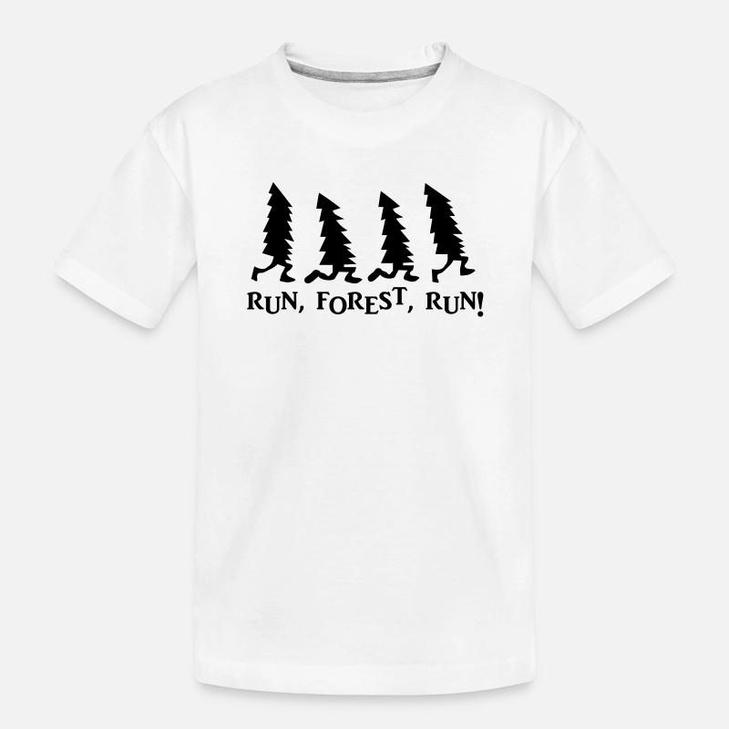 Forêt Run Run - T-shirt bio Premium Enfant - blanc