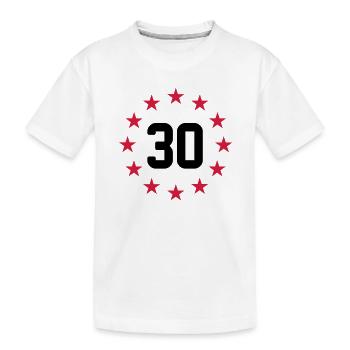 30 ans - T-shirt bio Premium Enfant - blanc - Devant