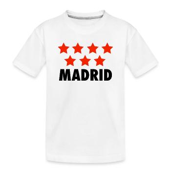 Madrid - T-shirt bio Premium Enfant - blanc - Devant