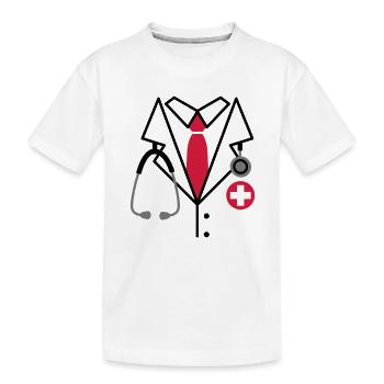 Médecin - T-shirt bio Premium Enfant - blanc - Devant