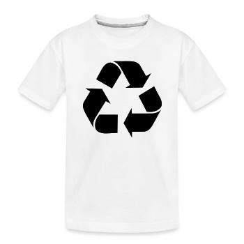 recycler recyclage - T-shirt bio Premium Enfant - blanc - Devant