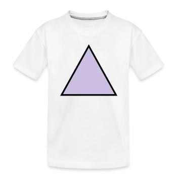 forme de triangle hippie triangle - T-shirt bio Premium Enfant - blanc - Devant