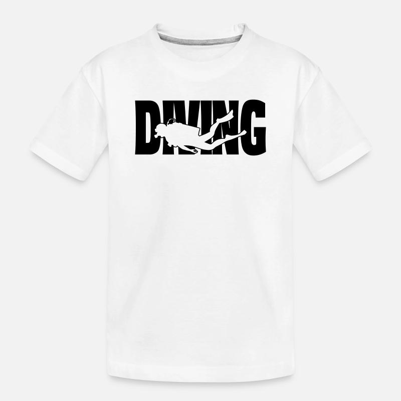 plongée II - T-shirt bio Premium Enfant - blanc