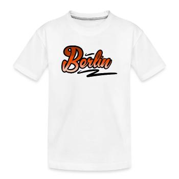 Berlin - Kids' Premium Organic T-Shirt - white - Front