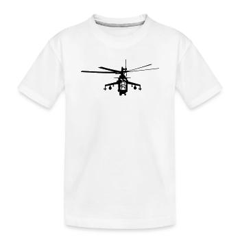 hélicoptère Mi-24 - T-shirt bio Premium Enfant - blanc - Devant