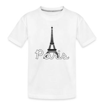 Paris - T-shirt bio Premium Enfant - blanc - Devant