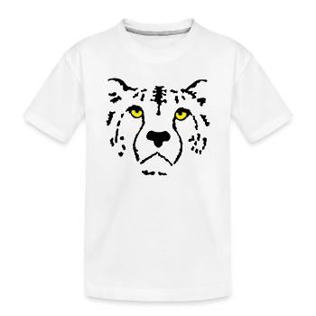 guépard - T-shirt bio Premium Enfant - blanc - Devant