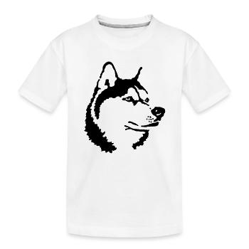Husky - T-shirt bio Premium Enfant - blanc - Devant