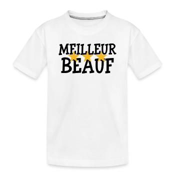 Meilleur Beauf - T-shirt bio Premium Enfant - blanc - Devant