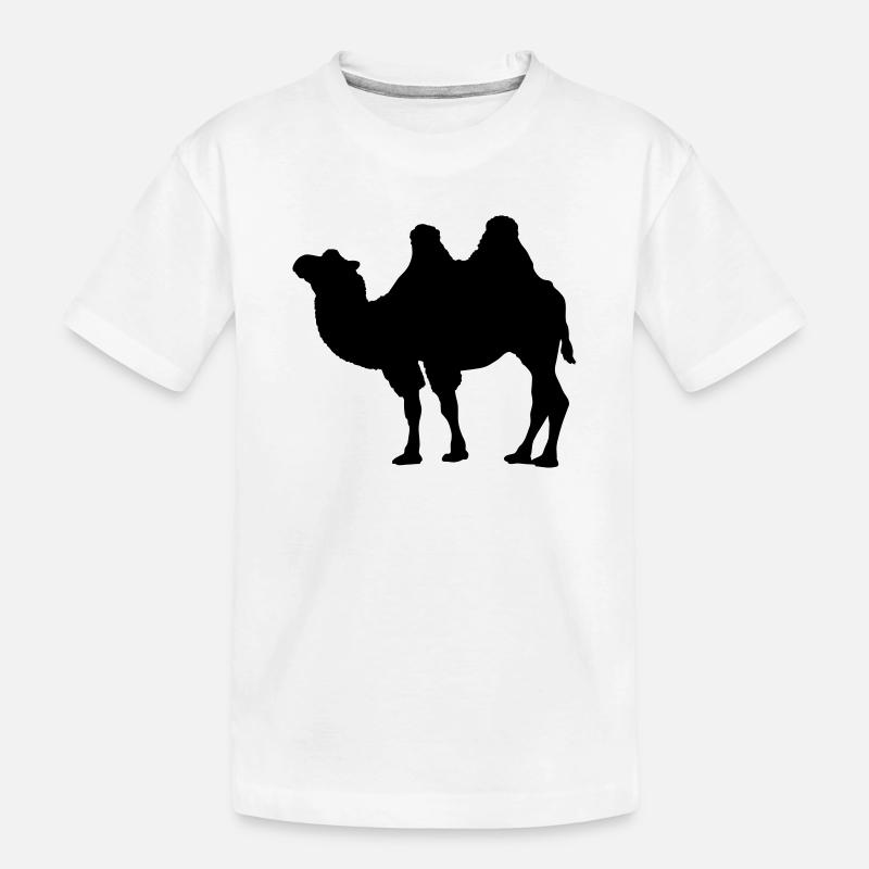 Kamel - Kinder Premium Bio T-Shirt - Weiß