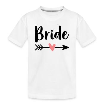 Cadeau de fête bachelorette - T-shirt bio Premium Enfant - blanc - Devant