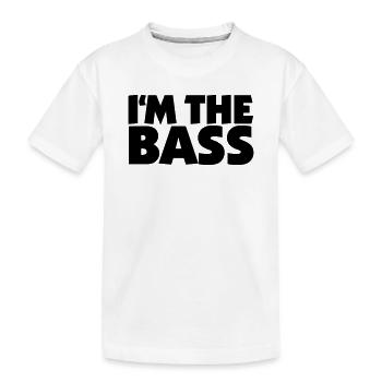 I'm the Bass 2 (FR) - T-shirt bio Premium Enfant - blanc - Devant