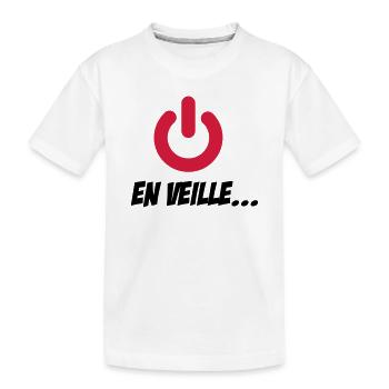 En veille - T-shirt bio Premium Enfant - blanc - Devant