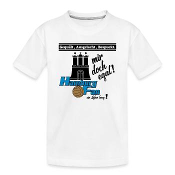 Hamburg , Tradition , Fußball , Fan Leben (25) - Kinder Premium Bio T-Shirt - Weiß - Vorne