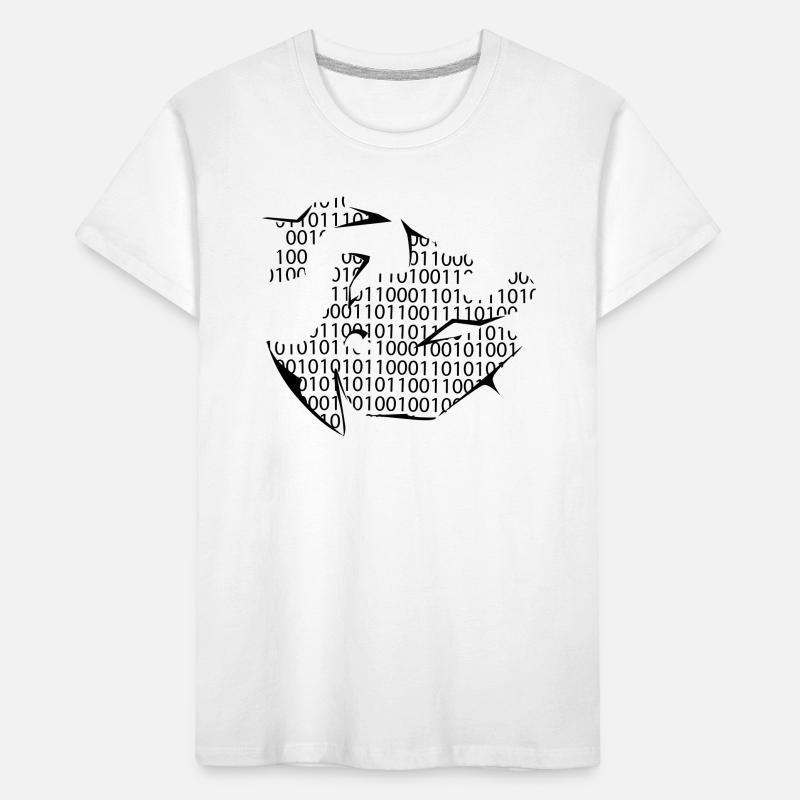 code binaire T-shirt bio Premium Enfant