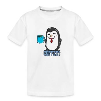 manchot - T-shirt bio Premium Enfant - blanc - Devant
