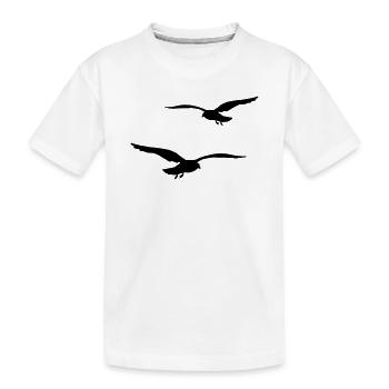 mouette - T-shirt bio Premium Enfant - blanc - Devant