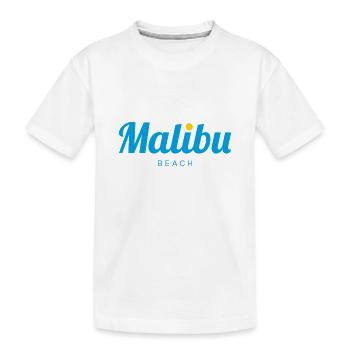 MALIBU Beach Californie - T-shirt bio Premium Enfant - blanc - Devant
