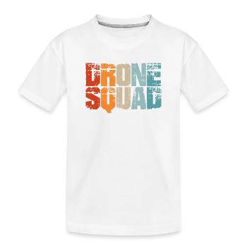 Chemises drone / drones - T-shirt bio Premium Enfant - blanc - Devant