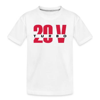 20V turbo - T-shirt bio Premium Enfant - blanc - Devant