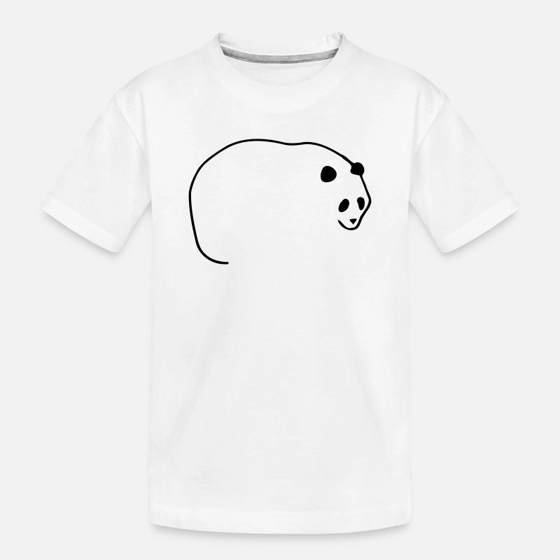 Lignes Panda - T-shirt bio Premium Enfant - blanc