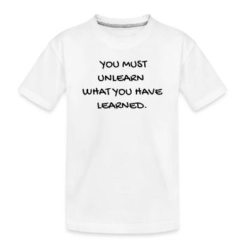 Cinema / Film / Zitat / TV-Serie - Kinder Premium Bio T-Shirt - Weiß - Vorne