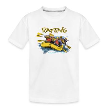 Rafting - T-shirt bio Premium Enfant - blanc - Devant