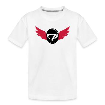Go-Kart / Karting / Kart / Fahrer - Kinder Premium Bio T-Shirt - Weiß - Vorne