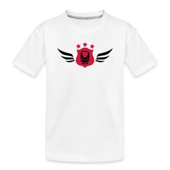 Eisenbahner / Eisenbahnen / Eisenbahn / Bahn - Kinder Premium Bio T-Shirt - Weiß - Vorne