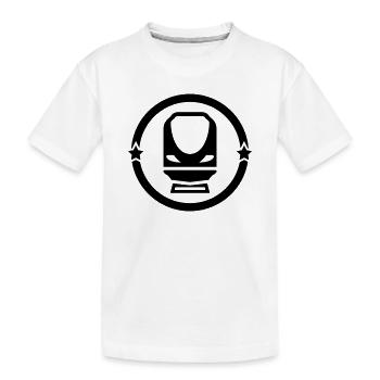 Eisenbahner / Eisenbahnen / Eisenbahn / Bahn - Kinder Premium Bio T-Shirt - Weiß - Vorne