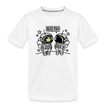 Bless you! - Kids' Premium Organic T-Shirt - white - Front