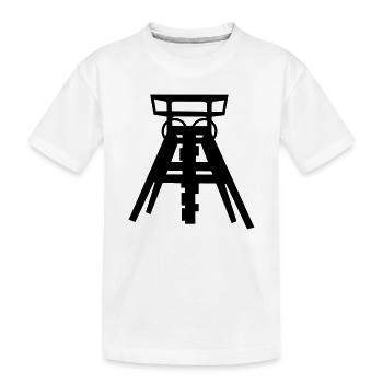 zeche ruhrgebiet - Kinder Premium Bio T-Shirt - Weiß - Vorne