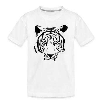 Tigre blanc - T-shirt bio Premium Enfant - blanc - Devant