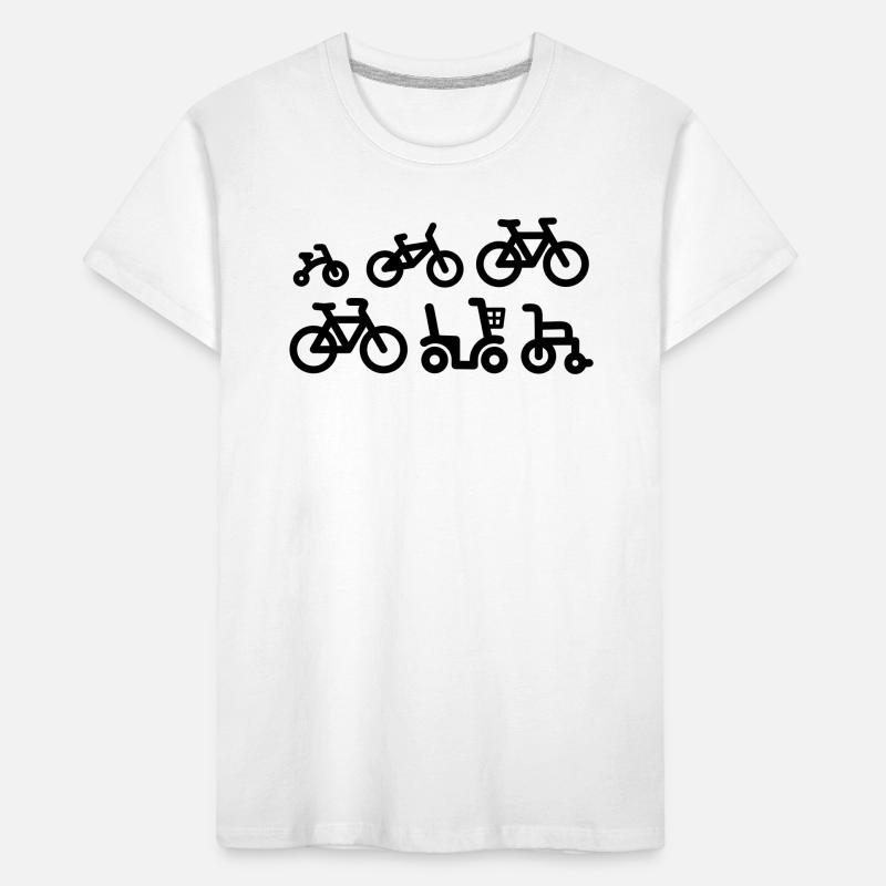 Evolution mountain bike MTB VTT vélo de course T-shirt bio Premium Enfant