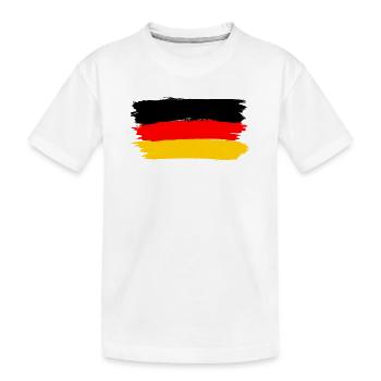 Germany ✅ Flag Germany Flag ✔ - Kids' Premium Organic T-Shirt - white - Front
