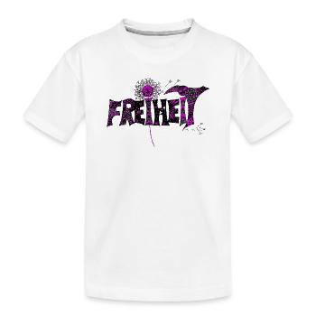 Liberté - T-shirt bio Premium Enfant - blanc - Devant