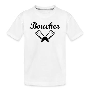 Boucher - T-shirt bio Premium Enfant - blanc - Devant