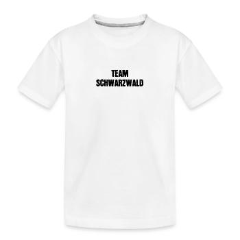 Team Schwarzwald - Kinder Premium Bio T-Shirt - Weiß - Vorne